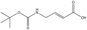 2-Butenoicacid,4-[[(1,1-dimethylethoxy)carbonyl]amino]-,(2E)-(9CI) CAS#: 180913-22-8