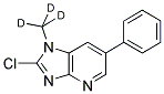 2-CHLORO-1-(TRIDEUTEROMETHYL)-6-PHENYLIMIDAZO(4,5-B)PYRIDINE CAS#: 1020719-30-5