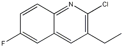 2-CHLORO-3-ETHYL-6-FLUOROQUINOLINE CAS#: 1031928-06-9