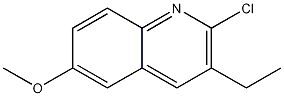2-CHLORO-3-ETHYL-6-METHOXYQUINOLINE CAS#: 1031928-07-0