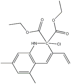 2-CHLORO-5,7-DIMETHYL-3-(2,2-DIETHOXYCARBONYL)VINYLQUINOLINE CAS#: 1031928-85-4