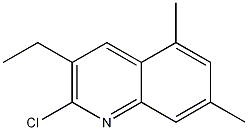 2-CHLORO-5,7-DIMETHYL-3-ETHYLQUINOLINE CAS#: 1031928-10-5