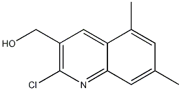 2-CHLORO-5,7-DIMETHYLQUINOLINE-3-METHANOL CAS#: 1017464-08-2