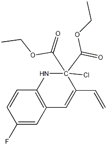 2-CHLORO-6-FLUORO-3-(2,2-DIETHOXYCARBONYL)VINYLQUINOLINE CAS#: 1031928-73-0
