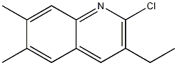 2-CHLORO-6,7-DIMETHYL-3-ETHYLQUINOLINE CAS#: 1031928-14-9