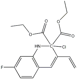 2-CHLORO-7-FLUORO-3-(2,2-DIETHOXYCARBONYL)VINYLQUINOLINE CAS#: 1031928-75-2