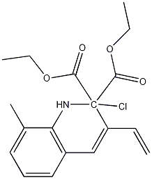 2-CHLORO-8-METHYL-3-(2,2-DIETHOXYCARBONYL)VINYLQUINOLINE CAS#: 1031928-59-2