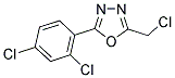 2-(CHLOROMETHYL)-5-(2,4-DICHLOROPHENYL)-1,3,4-OXADIAZOLE CAS#: 183368-35-6