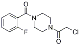 2-Chloro-1-[4-(2-fluoro-benzoyl)-piperazin-1-yl]-ethanone CAS#: 1018574-21-4