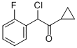 2-Chloro-1-cyclopropyl-2-(2-fluorophenyl)ethanone CAS#: 178688-43-2