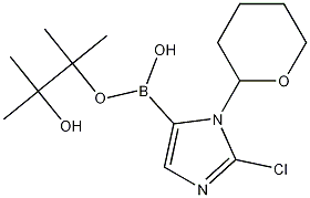 2-Chloro-1-(tetrahydro-2H-pyran-2-yl)-1H-imidazole-5-boronic acid pinacol ester CAS#: 1029684-36-3