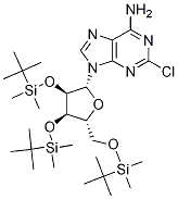 2-Chloro-2',3',5'-tris-O-[(1,1-diMethylethyl)diMethylsilyl]-adenosine CAS#: 195727-26-5