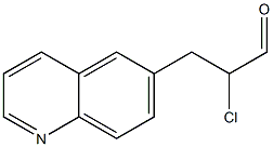 2-Chloro-3-(quinolin-6-yl)propanal CAS#: 1029714-85-9