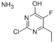 2-Chloro-6-ethyl-5-fluoro-4-hydroxy  pyrimidine  ammonium  salt CAS#: 188416-27-5