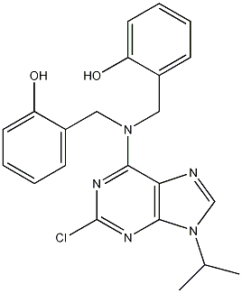 2-Chloro-6-[n,n-di(2-hydroxybenzyl)amino]-9-isopropylpurine CAS#: 1076199-83-1