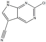 2-Chloro-7H-pyrrolo[2,3-d]pyriMidine-5-carbonitrile CAS#: 1060816-60-5