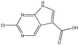 2-Chloro-7H-pyrrolo[2,3-d]pyrimidine-5-carboxylic acid CAS#: 1060816-55-8