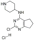 (2-Chloro(5,6,7-trihydrocyclopenta[2,1-e]pyriMidin-4-yl))-4-piperidylaMine hydrochloride CAS#: 1000207-51-1