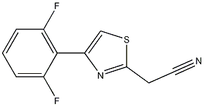 2-Cyanomethyl-4-(2,6-difluorophenyl)thiazole CAS#: 184839-29-0