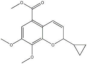 2-Cyclopropyl-7,8-dimethoxy-2H-1-benzopyran-5-carboxylic acid methyl ester CAS#: 192315-05-2