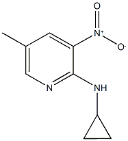 2-CyclopropylaMino-5-Methyl-3-nitropyridine CAS#: 1033202-65-1