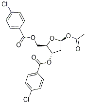 2-Deoxy-alpha-D-erythropentofuranose 1-acetate 3,5-bis(4-chlorobenzoate) CAS#: 1019659-88-1