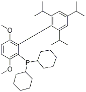 2-(Dicyclohexylphosphino)-3,6-dimethoxy-2'-4'-6'-tri-i-propyl-1,1'-biphenyl, min. 98% BrettPhos CAS#: 1070663-78-3