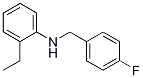 2-Ethyl-N-(4-fluorobenzyl)aniline, 97% CAS#: 1021077-37-1