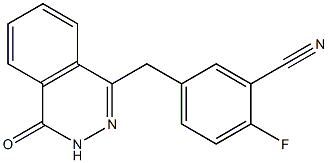 2-Fluoro-5-((4-oxo-3,4-dihydrophthalazin-1-yl)Methyl)benzonitrile CAS#: 1021298-68-9