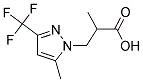 2-METHYL-3-(5-METHYL-3-TRIFLUOROMETHYL-PYRAZOL-1-YL)-PROPIONIC ACID CAS#: 1005629-50-4