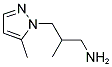 2-METHYL-3-(5-METHYL-PYRAZOL-1-YL)-PROPYLAMINE CAS#: 1006348-54-4