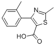 2-METHYL-4-(2-METHYLPHENYL)-5-THIAZOLECARBOXYLIC ACID CAS#: 188679-17-6