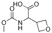 2-(MethoxycarbonylaMino)-2-(oxetan-3-yl)acetic acid CAS#: 1009120-05-1