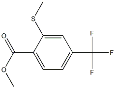2-Methylthio-4-trifluoroMethylbenzoic Acid Methyl Ester CAS#: 192805-69-9