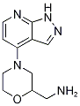 2-MorpholineMethanaMine, 4-(1H-pyrazolo[3,4-b]pyridin-4-yl)- CAS#: 1034769-58-8