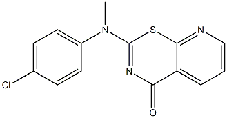 2-[N-(4-Chlorophenyl)-N-MethylaMino]-4H-pyrido[3,2-e]-1,3-thiazin-4-one CAS#: 190842-36-5