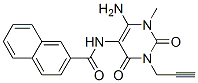 2-Naphthalenecarboxamide,  N-[6-amino-1,2,3,4-tetrahydro-1-methyl-2,4-dioxo-3-(2-propynyl)-5-pyrimidinyl]-  (9CI) CAS#: 197075-93-7