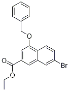 2-Naphthalenecarboxylic acid, 7-broMo-4-(phenylMethoxy)-, ethyl ester CAS#: 178877-03-7