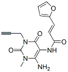 2-Propenamide,  N-[6-amino-1,2,3,4-tetrahydro-1-methyl-2,4-dioxo-3-(2-propynyl)-5-pyrimidinyl]-3-(2-furanyl)-  (9CI) CAS#: 199680-90-5