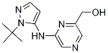 2-PyrazineMethanol, 6-[[1-(1,1-diMethylethyl)-1H-pyrazol-5-yl]aMino]- CAS#: 1010086-67-5