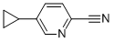 2-Pyridinecarbonitrile,5-cyclopropyl-(9CI) CAS#: 188918-74-3