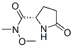 2-Pyrrolidinecarboxamide,N-methoxy-N-methyl-5-oxo-,(2S)-(9CI) CAS#: 195138-76-2