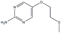 2-aMino-5-(2-(Methylthio)ethoxy)pyriMidine CAS#: 1006599-54-7