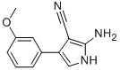 2-amino-4-(3-methoxyphenyl)-1H-pyrrole-3-carbonitrile CAS#: 194787-90-1