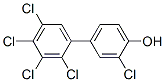 2-chloro-4-(2,3,4,5-tetrachlorophenyl)phenol CAS#: 192190-09-3