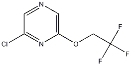 2-chloro-6-(2,2,2-trifluoroethoxy)pyrazine CAS#: 1016530-98-5