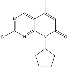 2-chloro-8-cyclopentyl-5-Methylpyrido[2,3-d]pyriMidin-7(8H)-one CAS#: 1013916-37-4