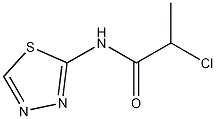 2-chloro-N-(1,3,4-thiadiazol-2-yl)propanamide CAS#: 1019456-17-7