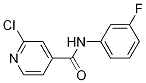 2-chloro-N-(3-fluorophenyl)pyridine-4-carboxamide CAS#: 1019323-09-1