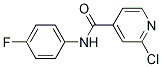 2-chloro-N-(4-fluorophenyl)pyridine-4-carboxamide CAS#: 1019383-51-7